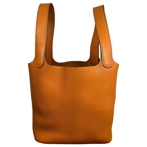 Picotin leather handbag