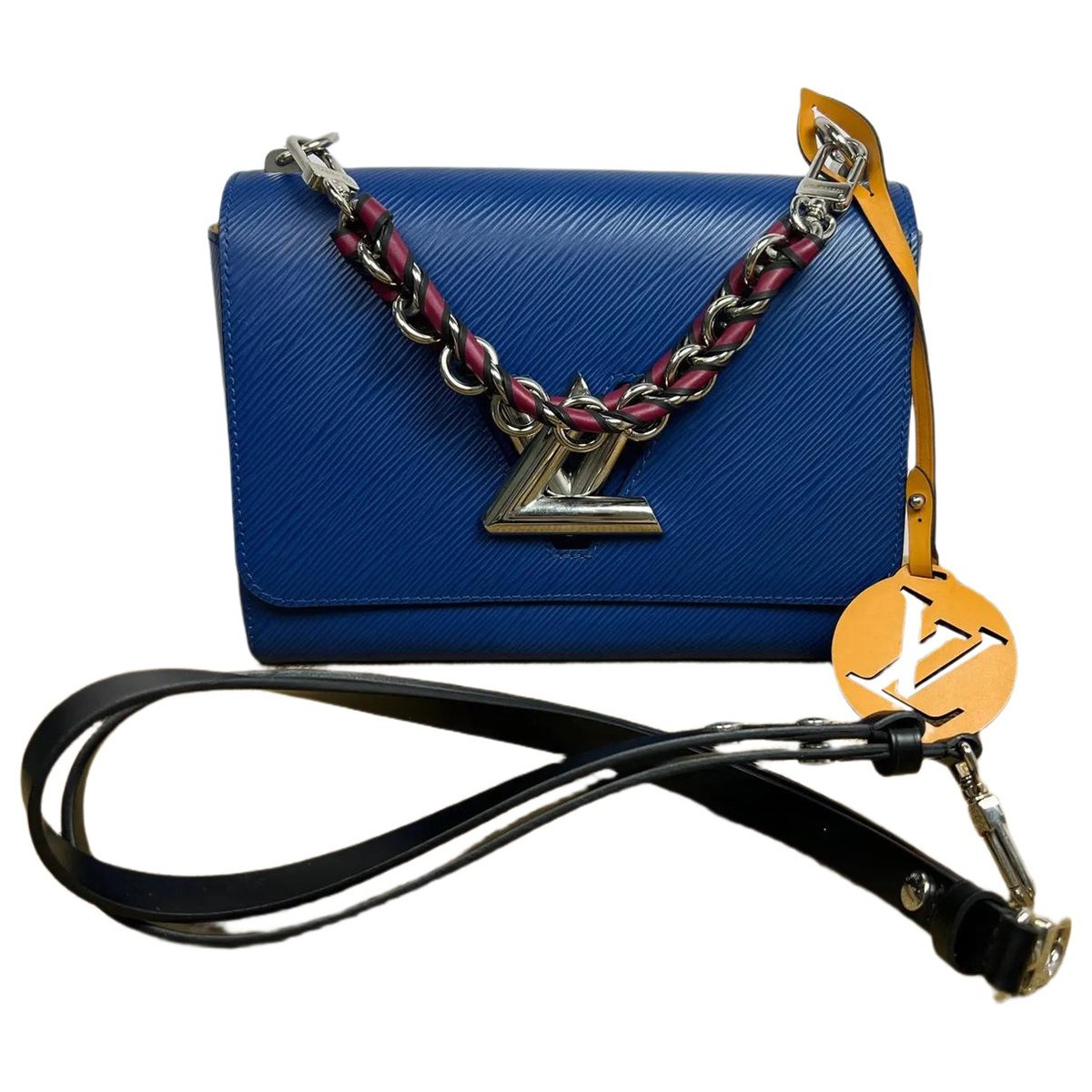 Twist leather handbag
