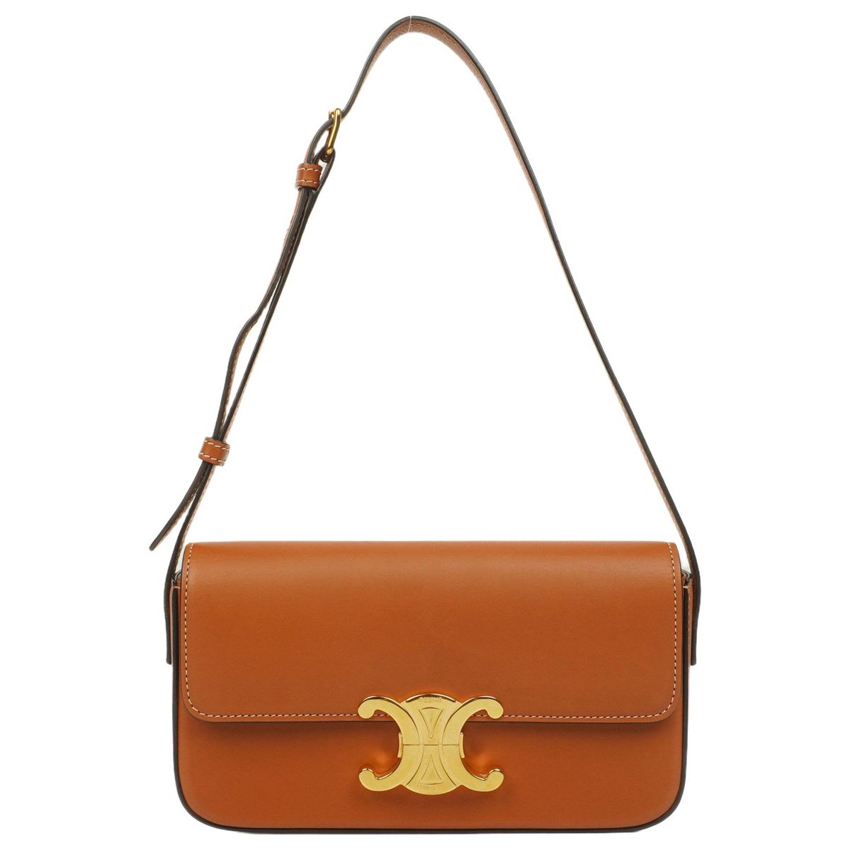 Triomphe Long leather handbag