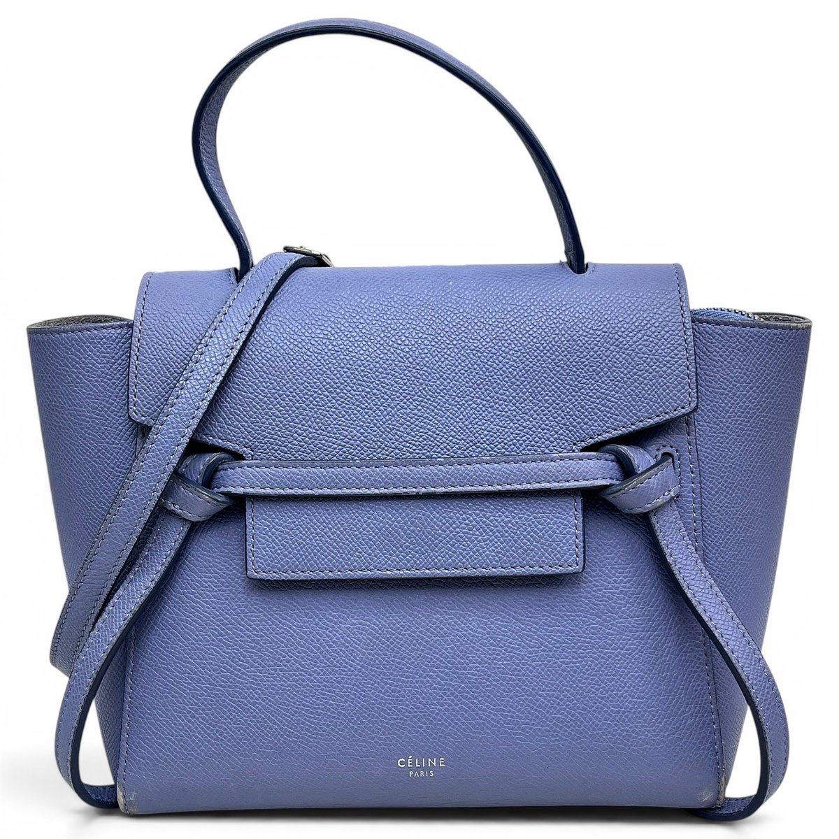 Belt leather handbag