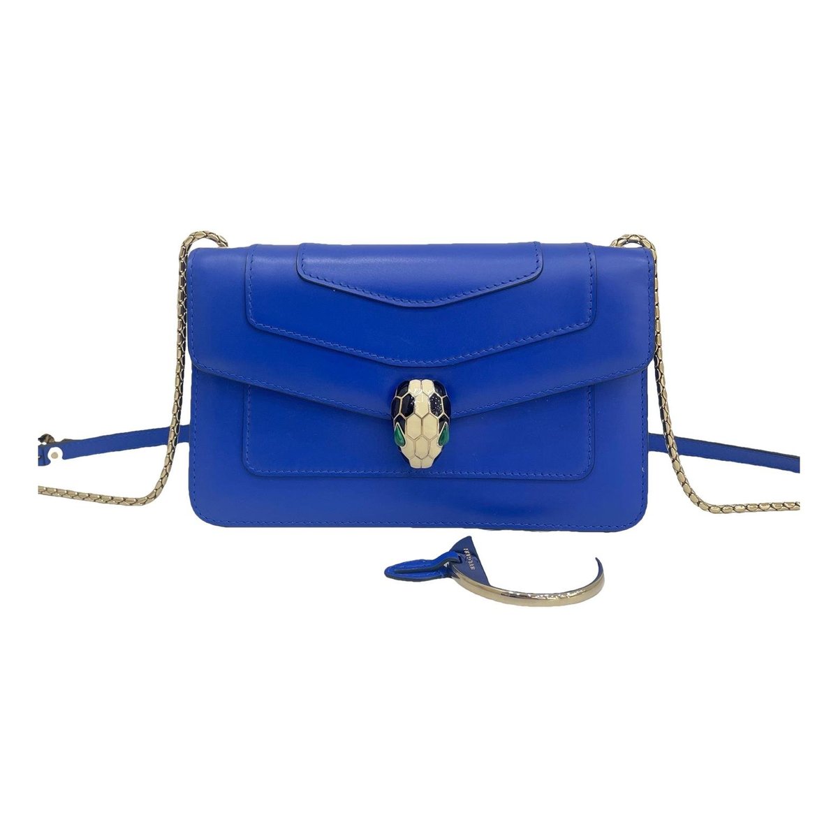 Serpenti leather handbag