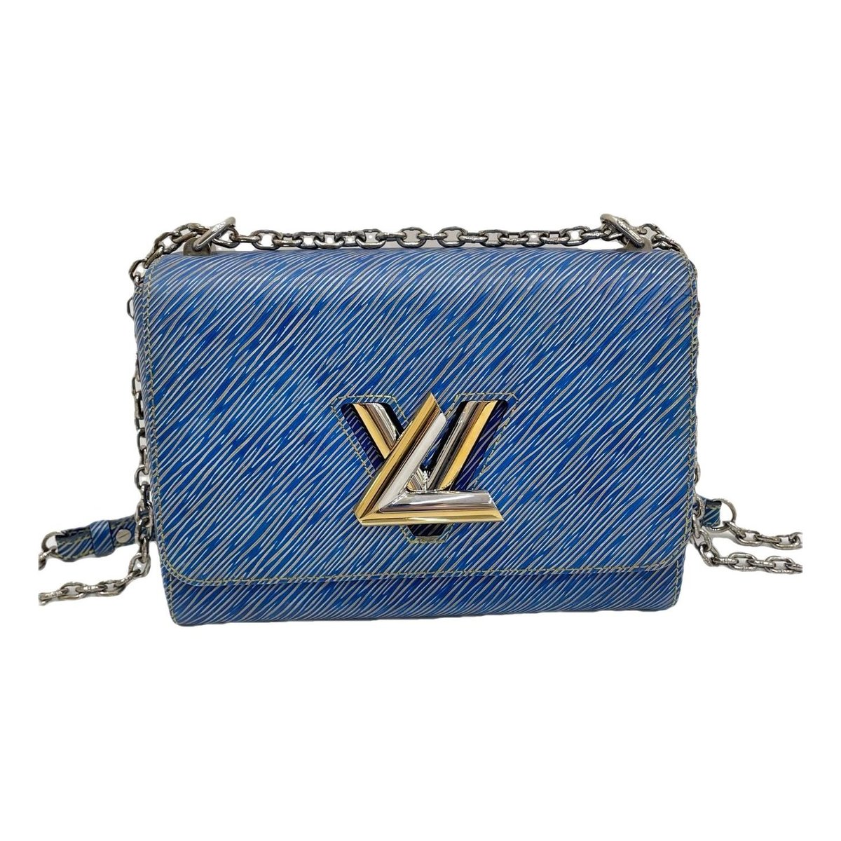 Twist leather handbag