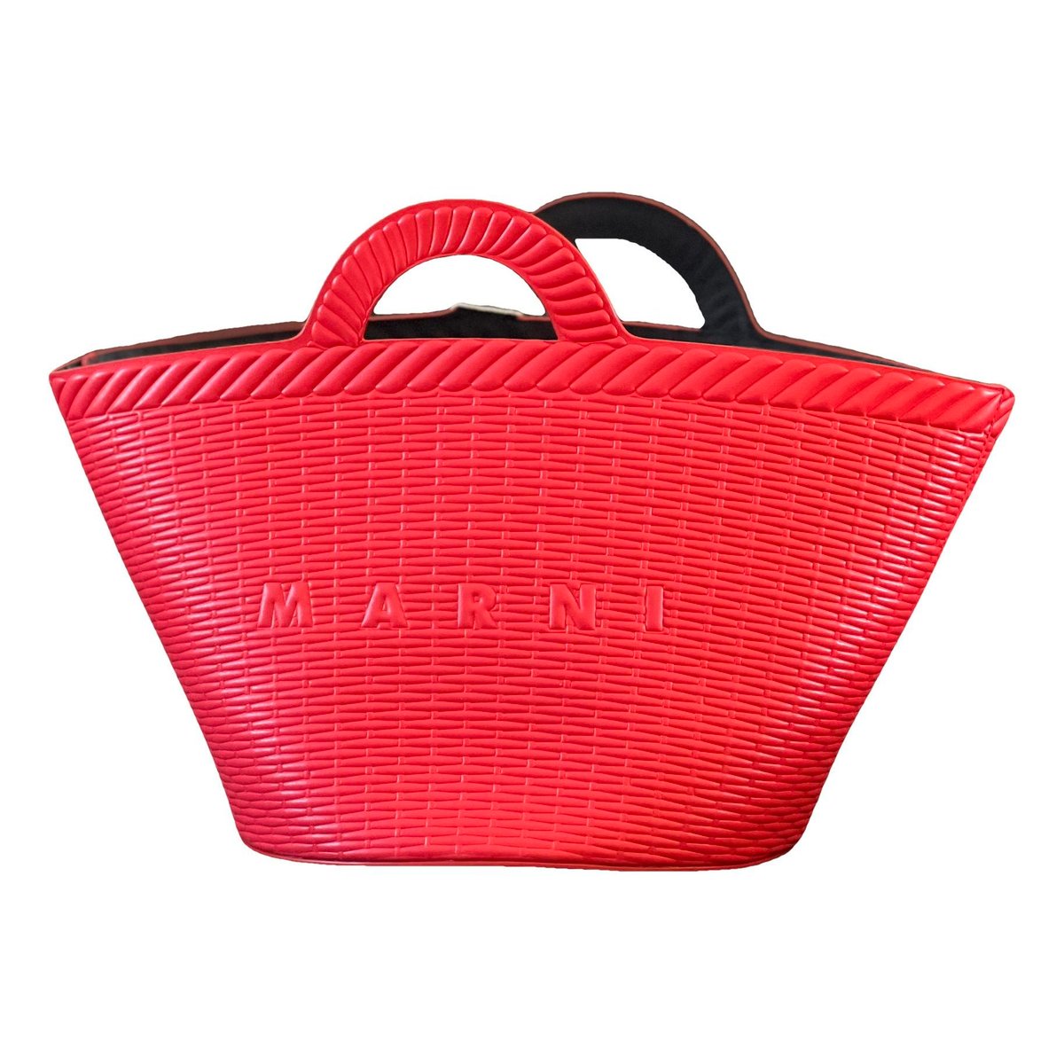 Tropicalia leather handbag