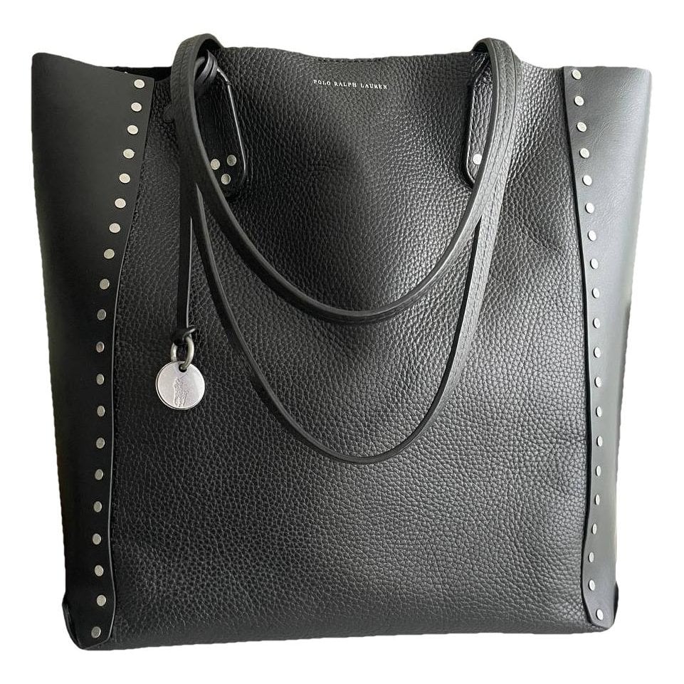 Leather tote