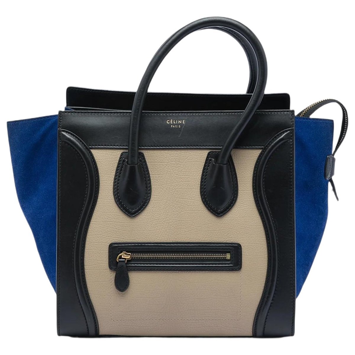Luggage leather tote