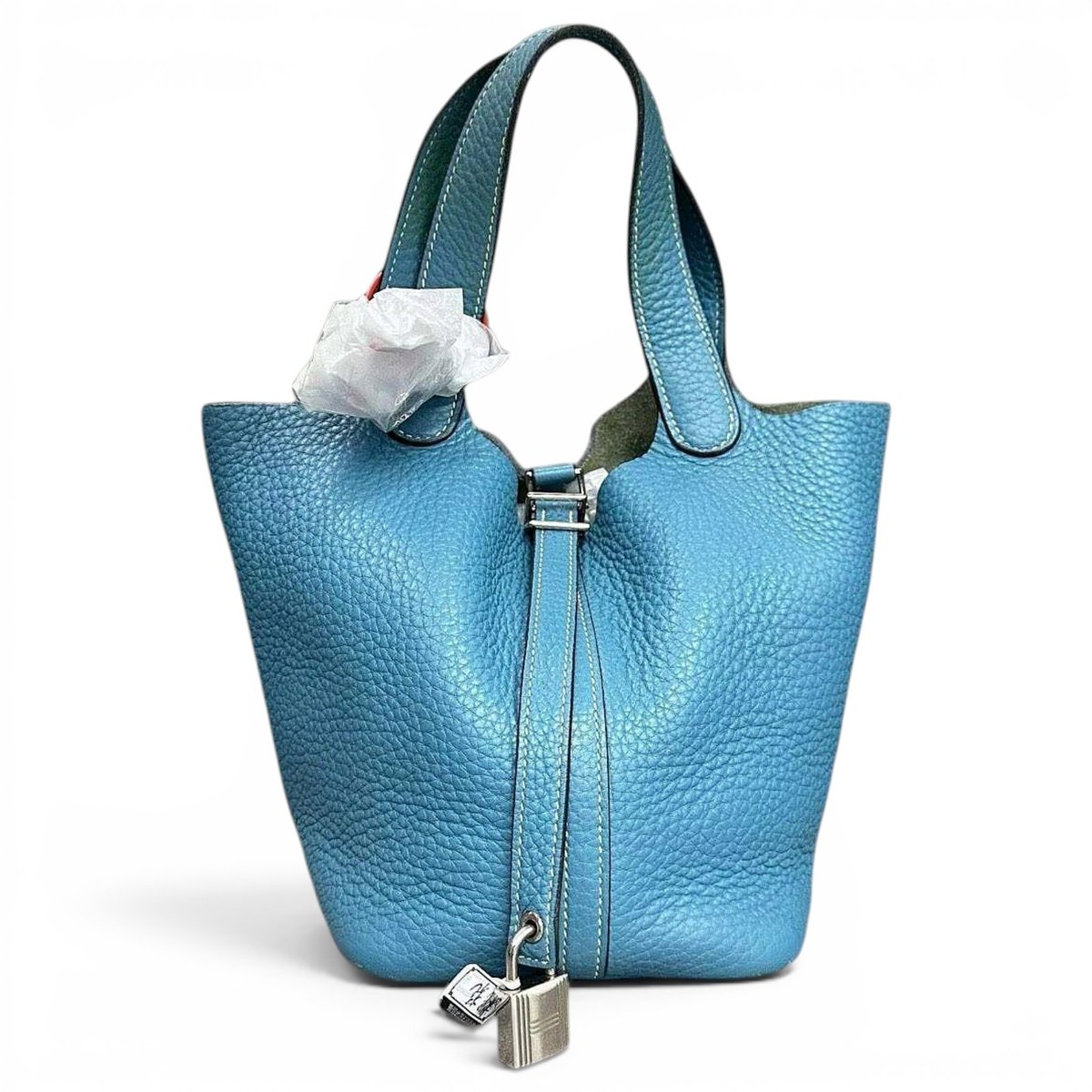 Picotin leather handbag