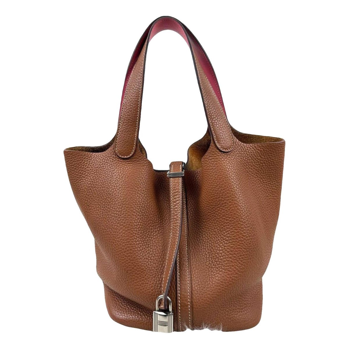 Picotin leather handbag