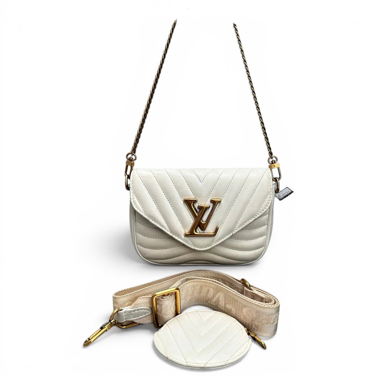 Multi-Pochette New Wave leather crossbody bag