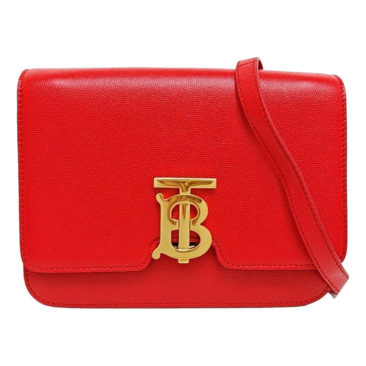 TB leather handbag