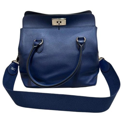 Toolbox leather handbag