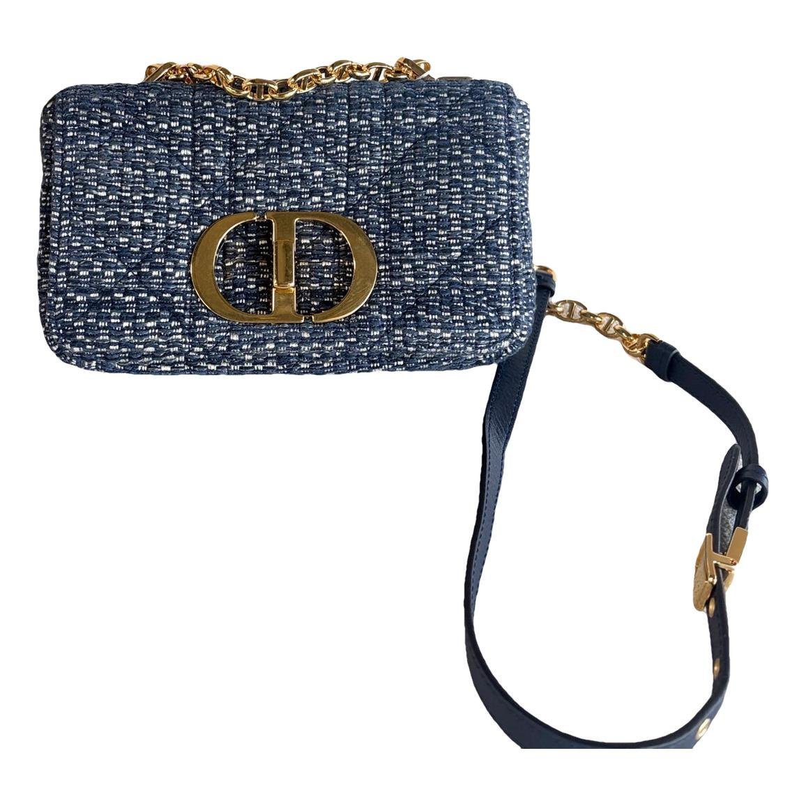 Dior Caro tweed handbag