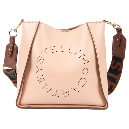 Logo vegan leather crossbody bag