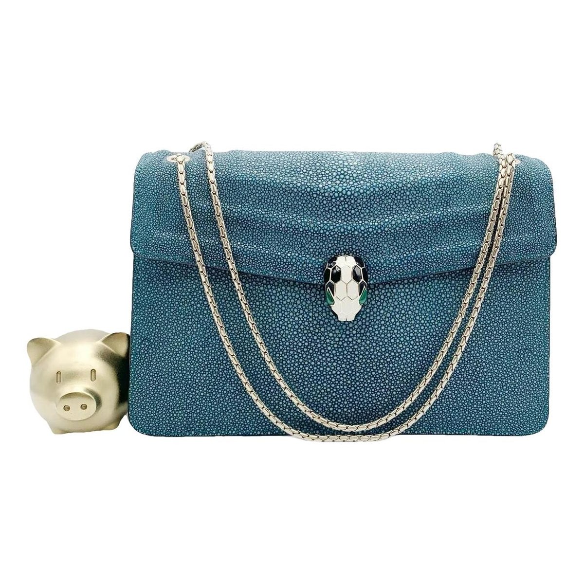 Serpenti exotic leathers handbag