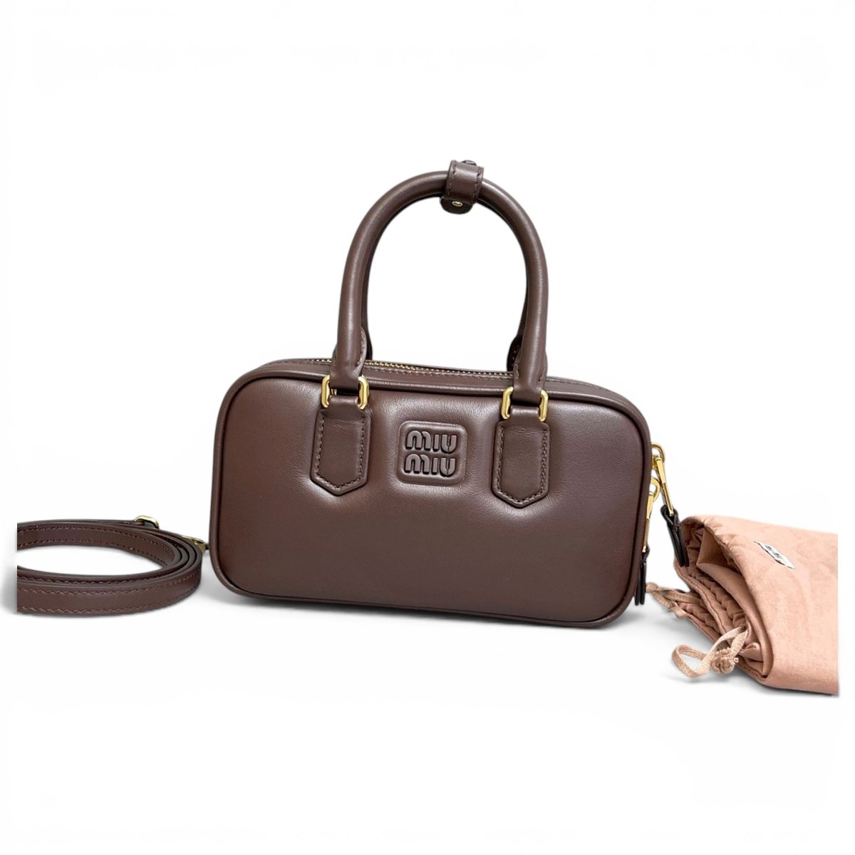 Arcadie leather handbag