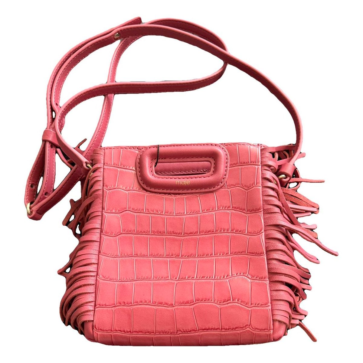 Sac M leather handbag