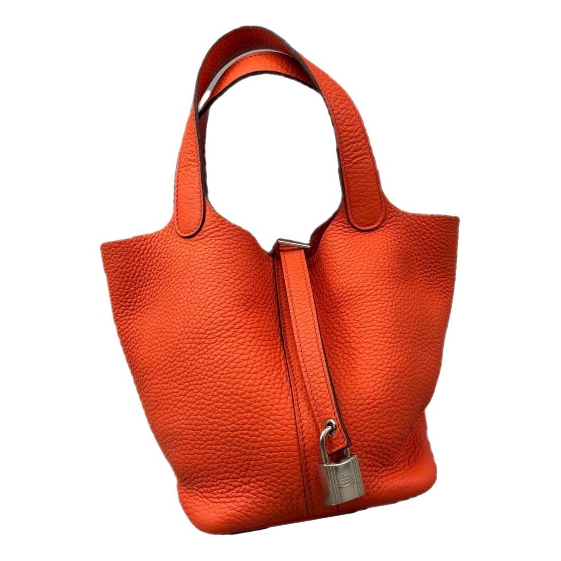 Picotin leather handbag