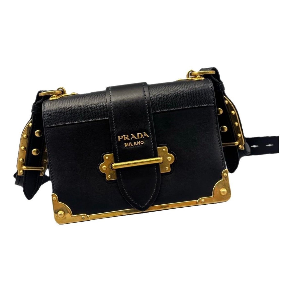 Cahier leather handbag