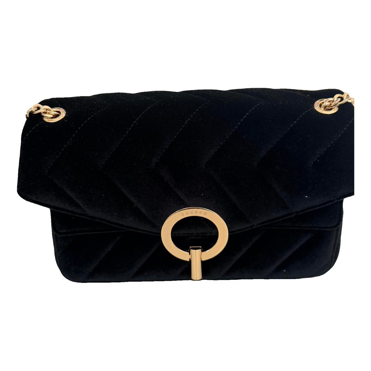Yza velvet handbag