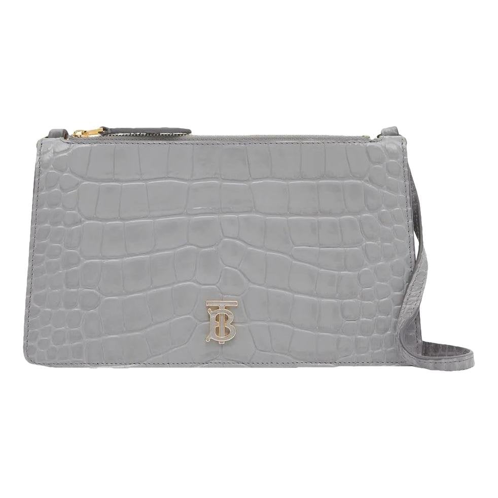 TB leather handbag