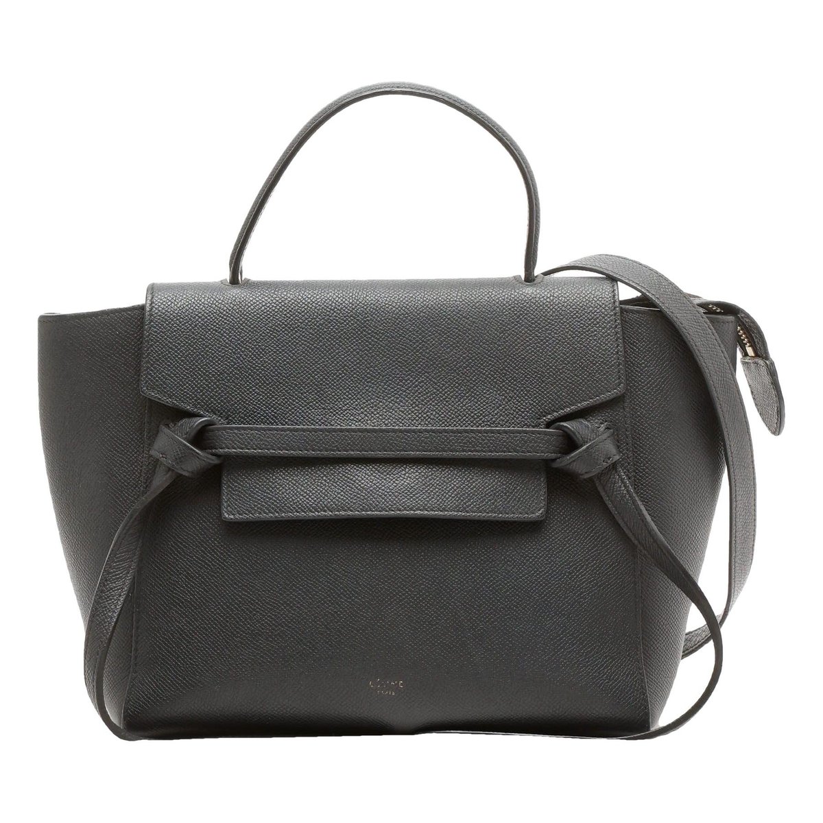 Belt leather handbag