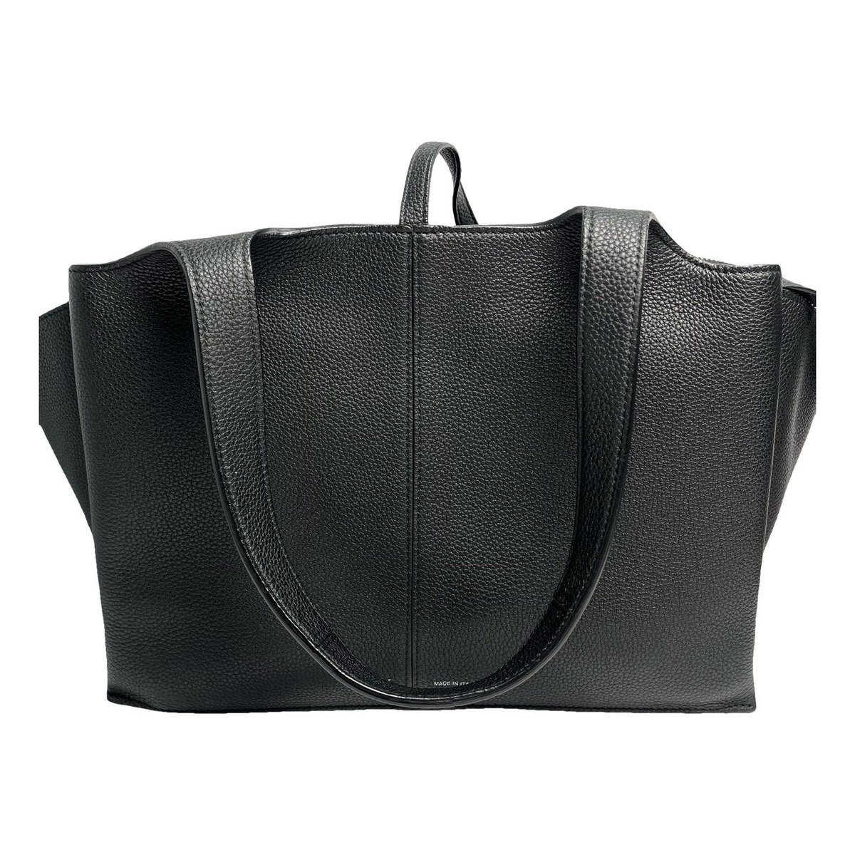 Tri-Fold leather tote