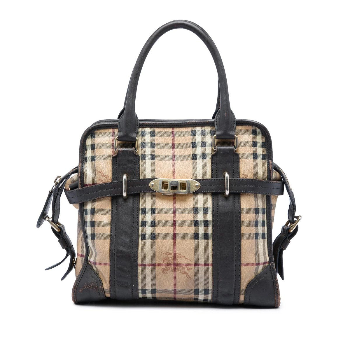 Pocket leather satchel