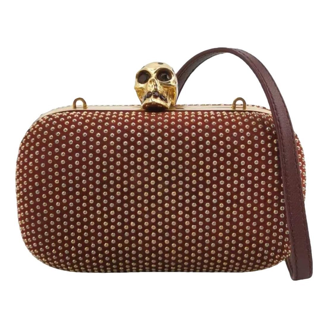 Skull clutch bag