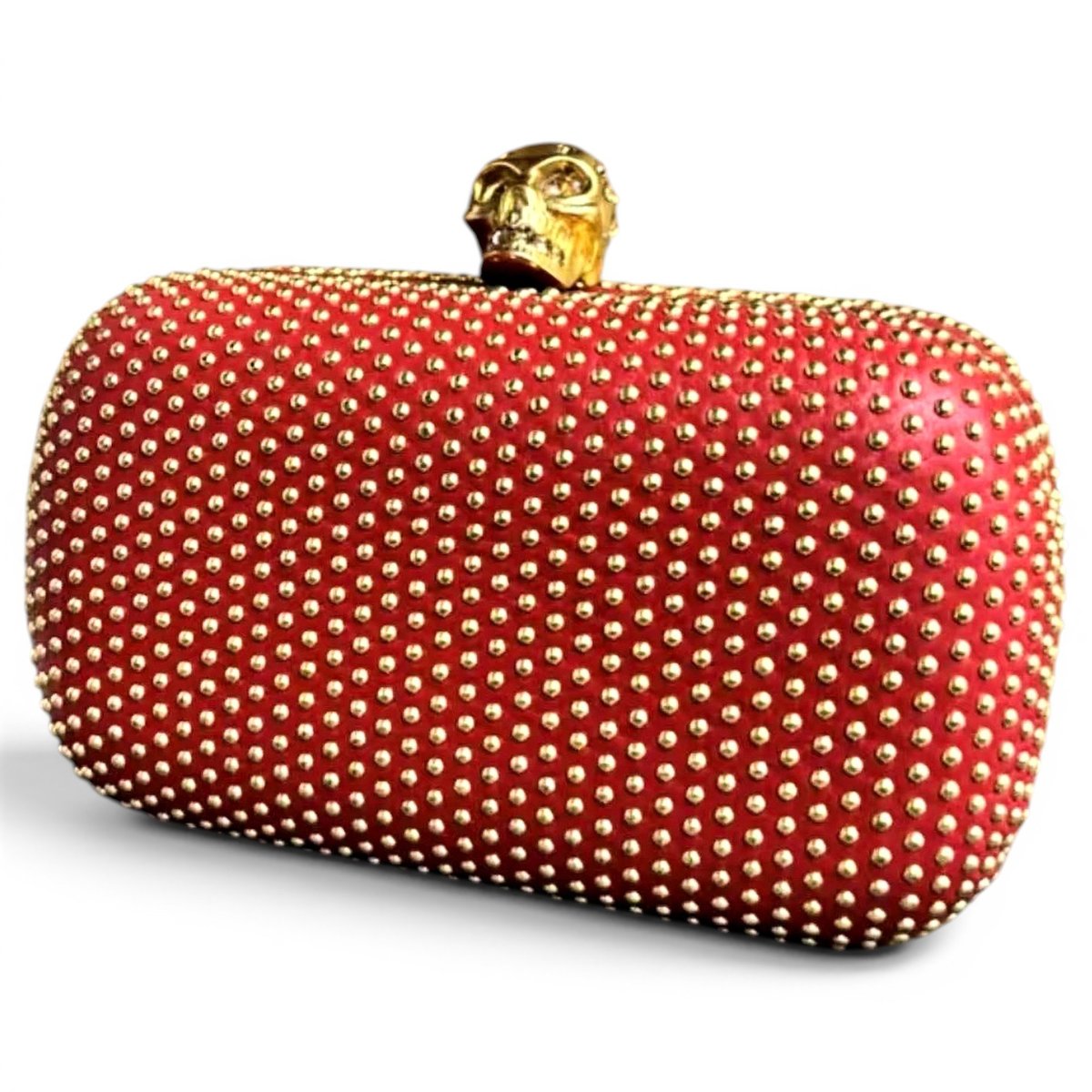 Skull clutch bag