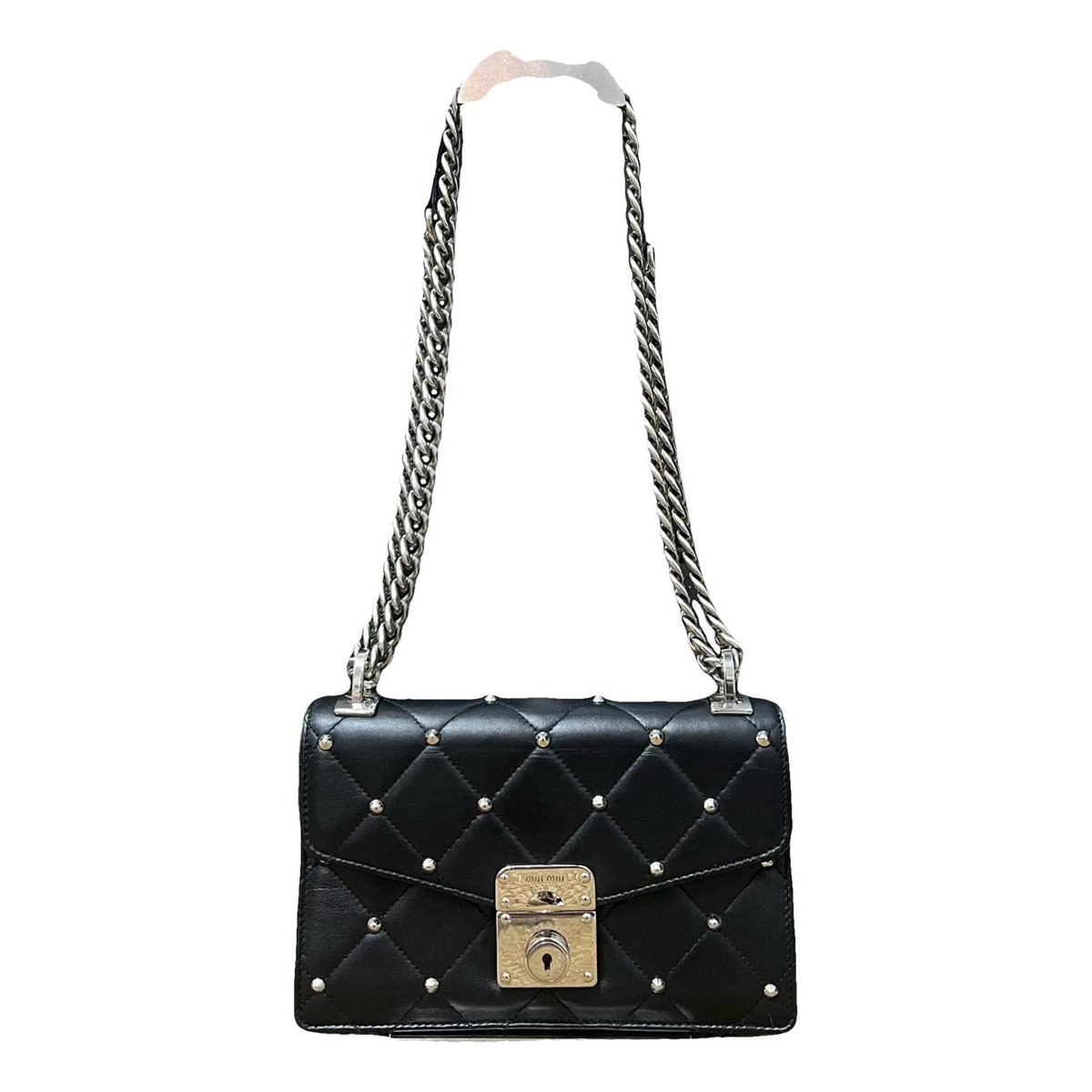 Miu Confidential leather crossbody bag