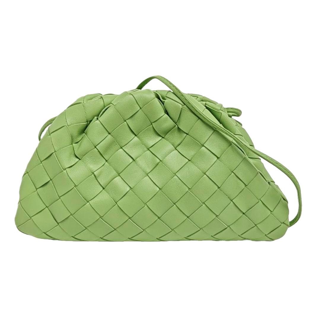 Pouch leather handbag