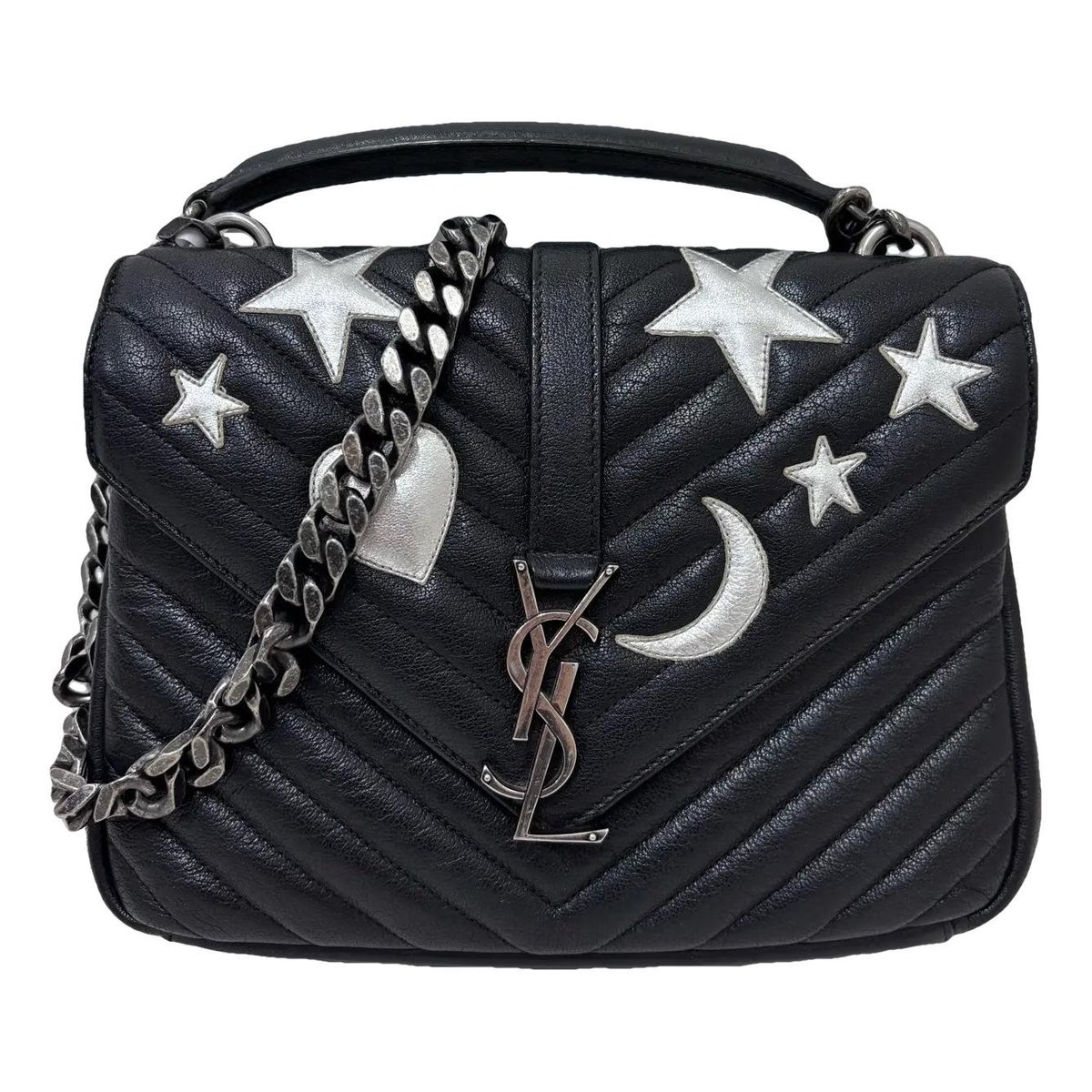 Collége monogramme leather crossbody bag