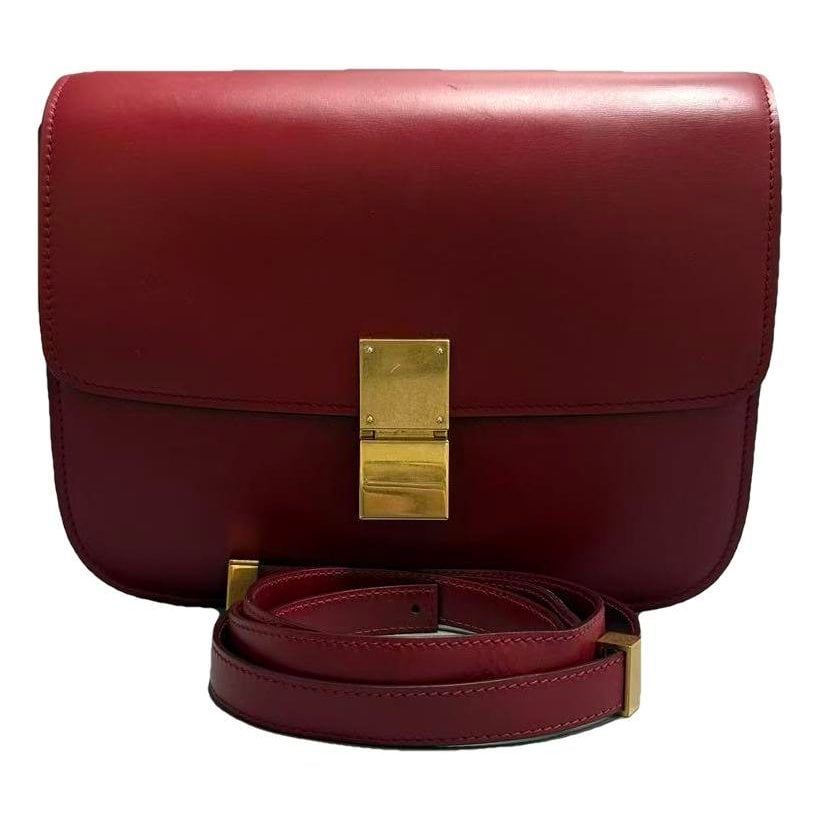 Classic leather crossbody bag