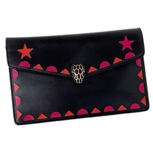Serpenti leather handbag
