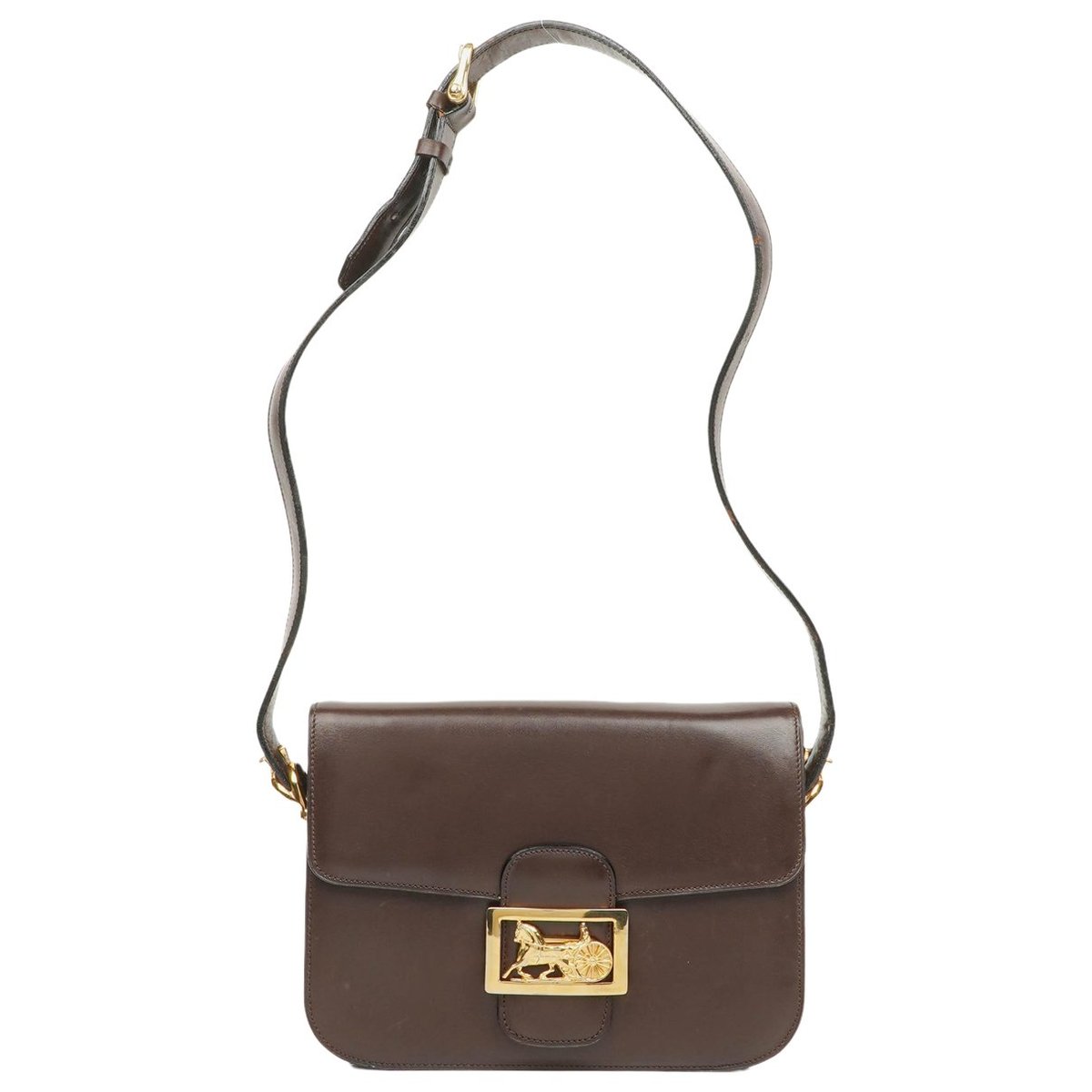 Triomphe leather handbag