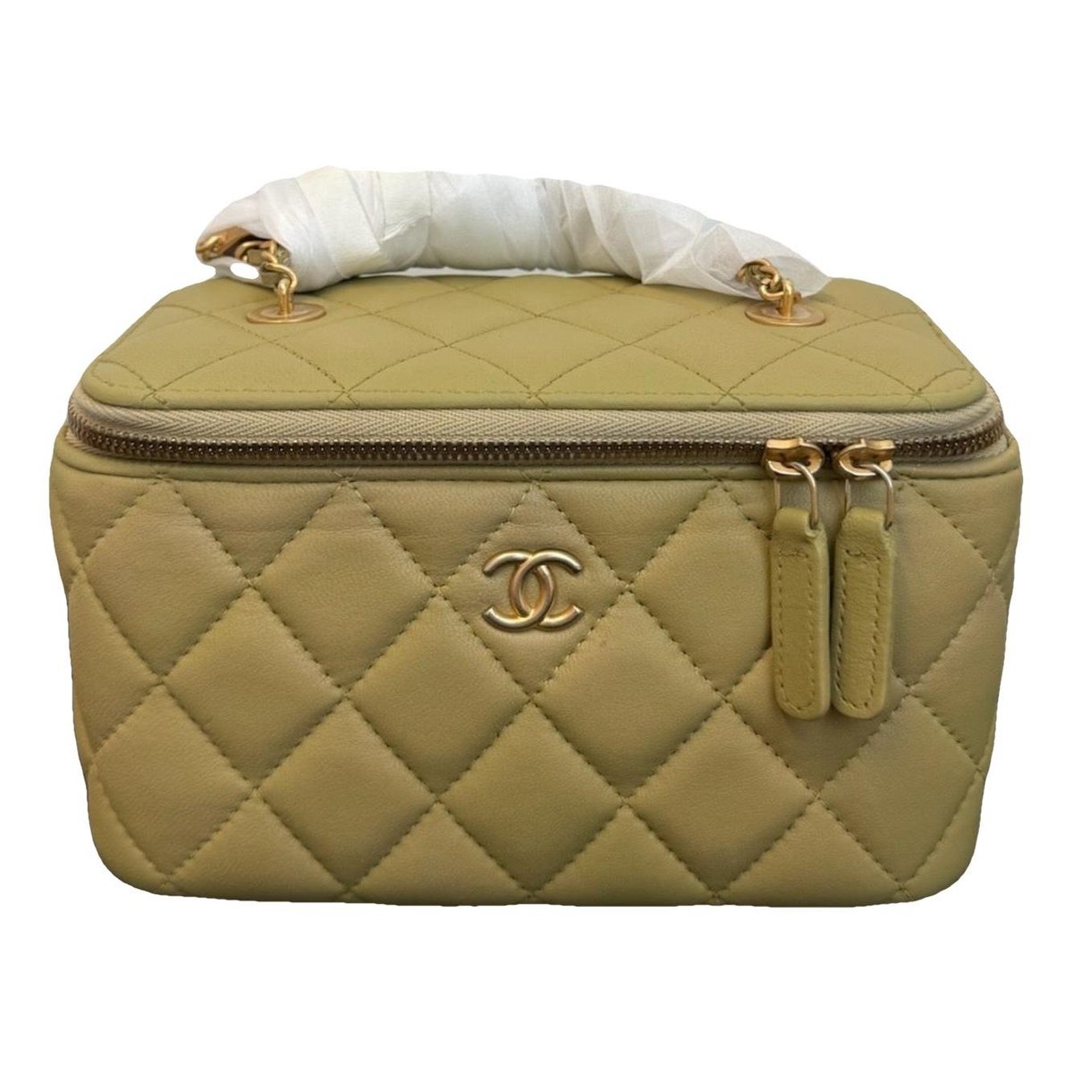 Trendy CC Vanity leather handbag