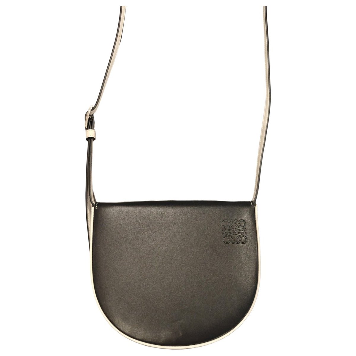 Heel leather crossbody bag