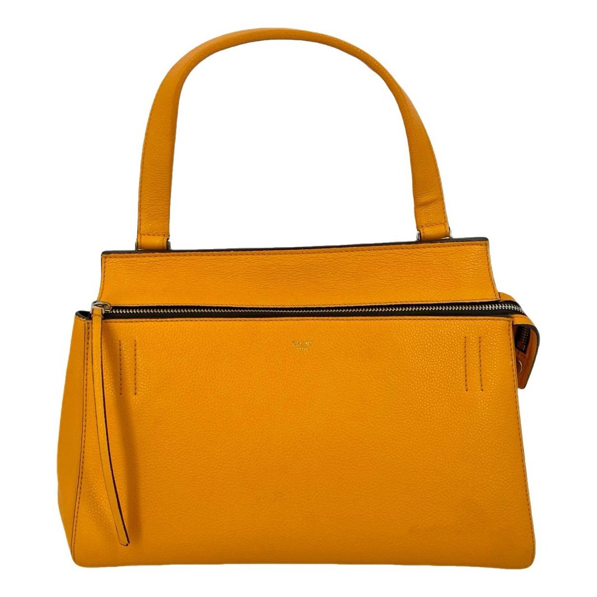 Edge leather handbag