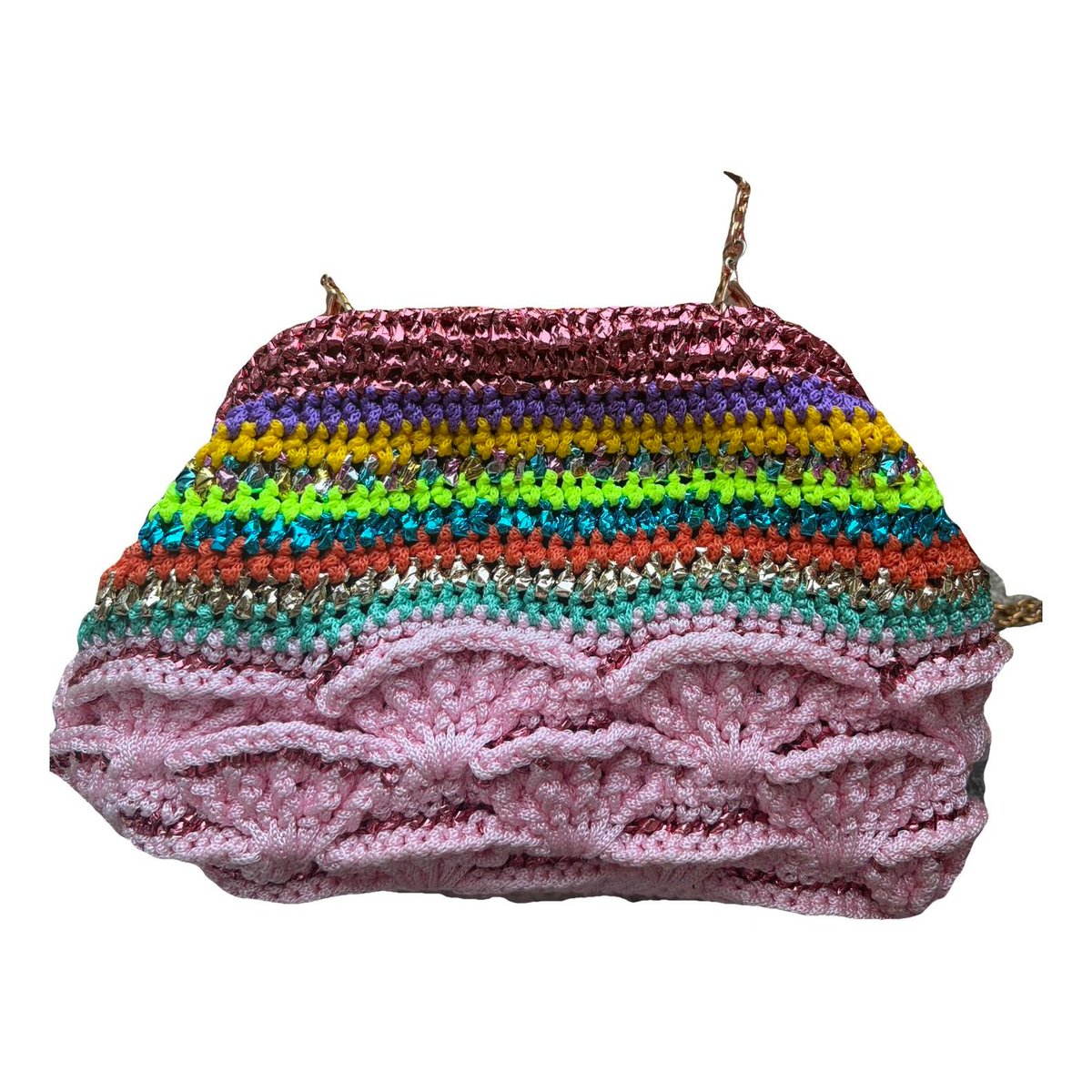 Glitter clutch bag