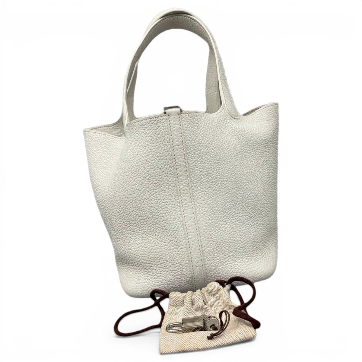 Picotin leather handbag