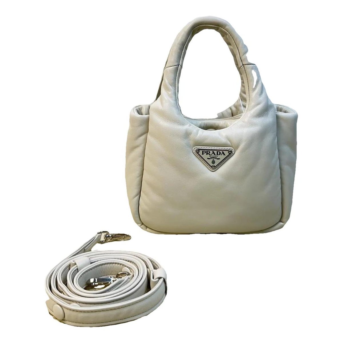 Re-edition leather tote