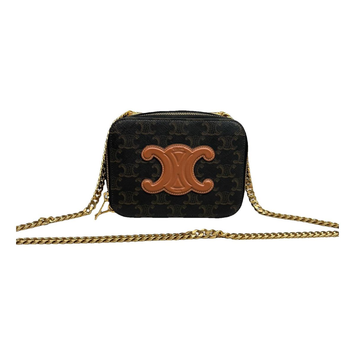 Triomphe leather handbag