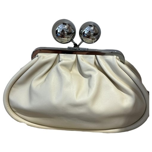 Leather clutch bag