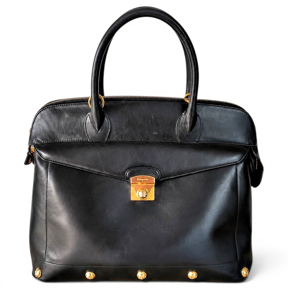 Wanda leather handbag