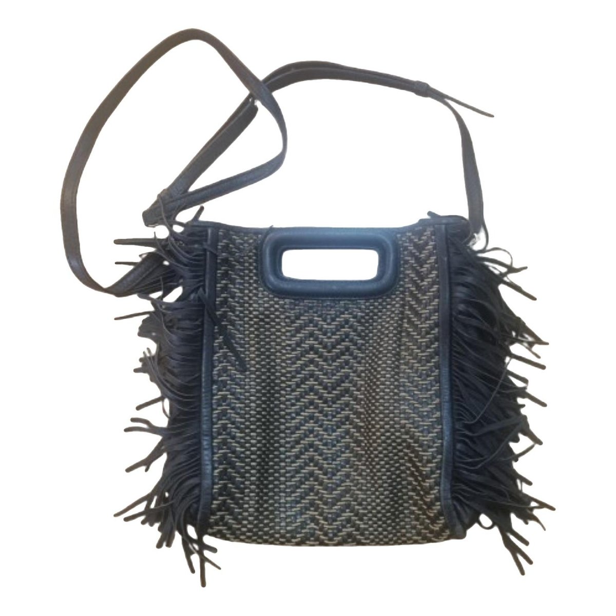 Sac M leather crossbody bag