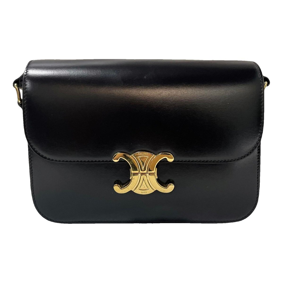 Triomphe leather handbag