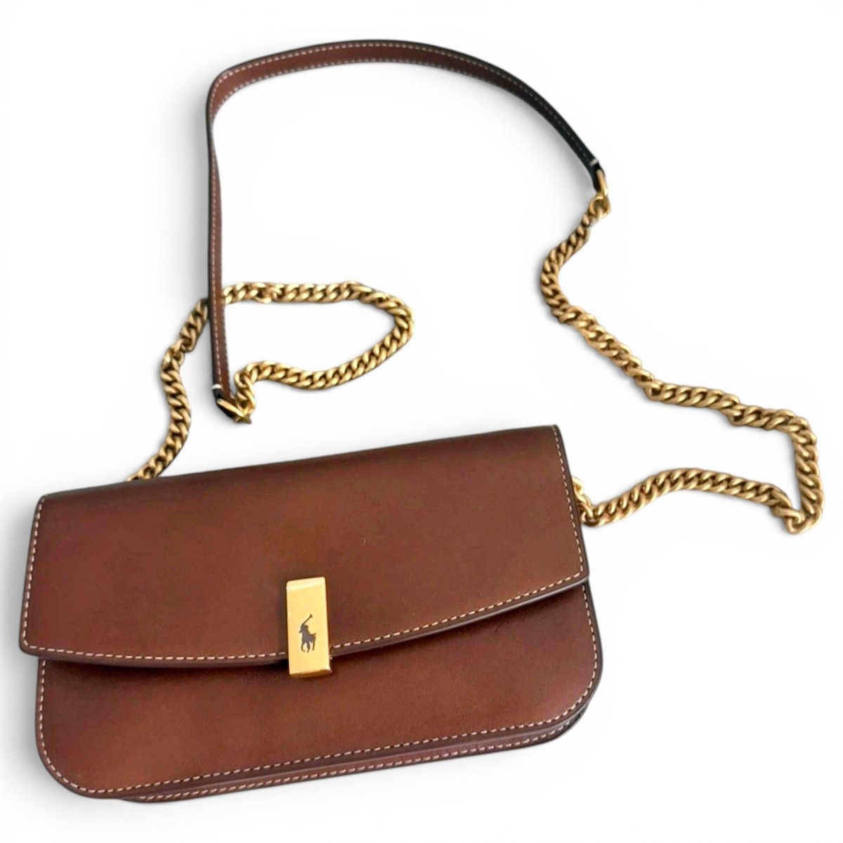 Leather crossbody bag