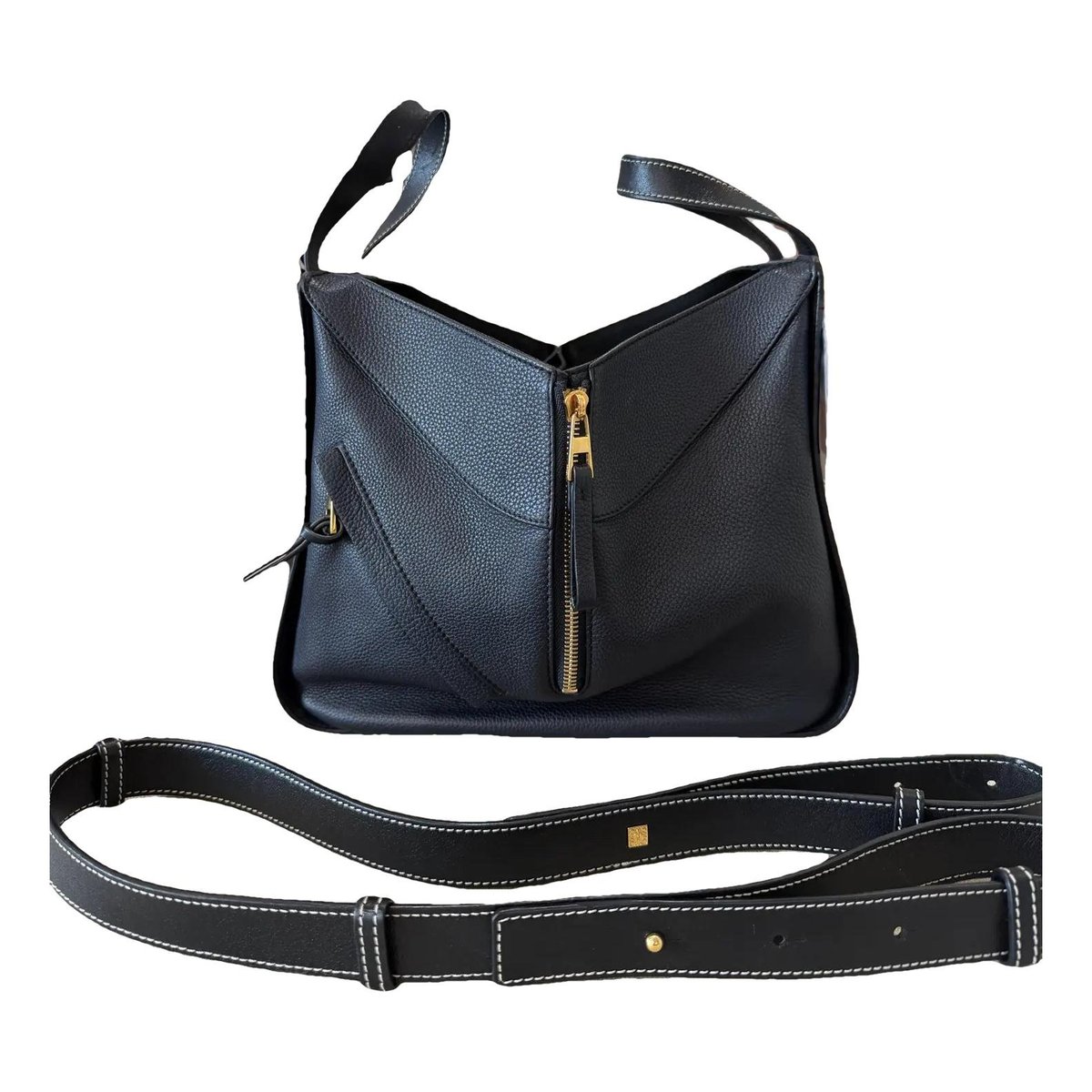 Hammock leather handbag