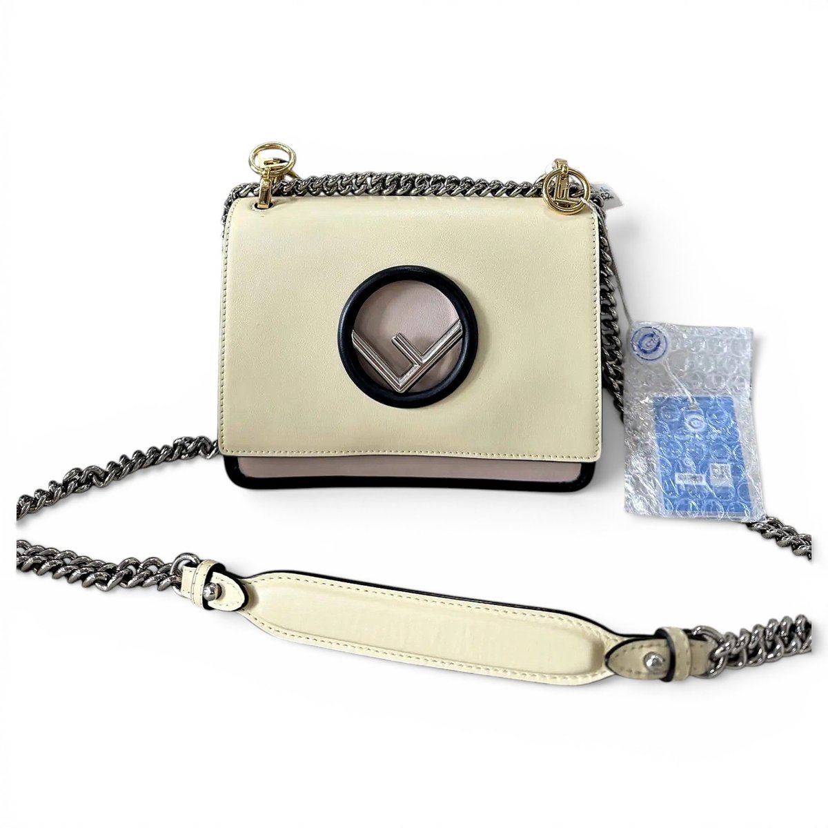 Kan I Logo leather handbag