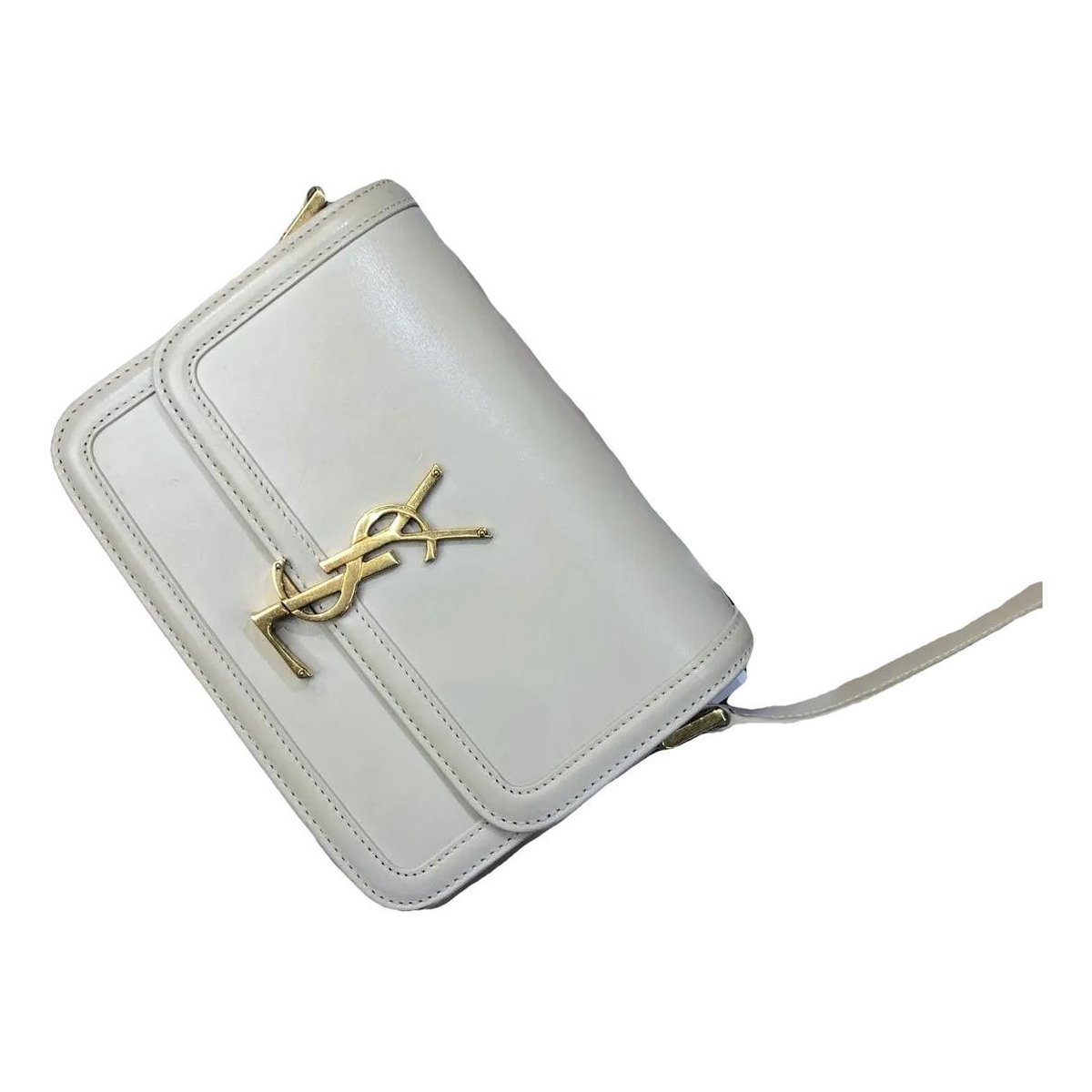 Solférino leather handbag