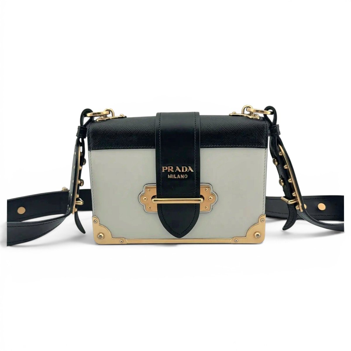 Cahier leather crossbody bag